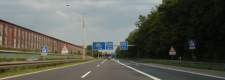 A555 Bundesautobahn Kln - Bonn Kraftwagenstrae Verkehrsgeschichte Schnellverkehr Bonn Leichtmetallwerke 122
