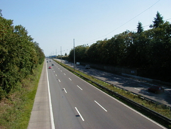 A555 Bundesautobahn Kln - Bonn Kraftwagenstrae Verkehrsgeschichte Schnellverkehr Bundesfernstrae Autobahnbau 120